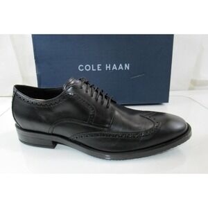 Men's Cole Haan Modern Essentials Wing Oxford Shoes Black Waterproof Size 11.5